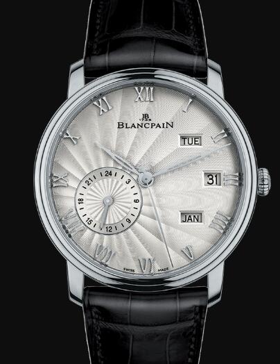 Review Blancpain Villeret Watch Price Review Quantième Annuel GMT Replica Watch 6670 1542 55B - Click Image to Close